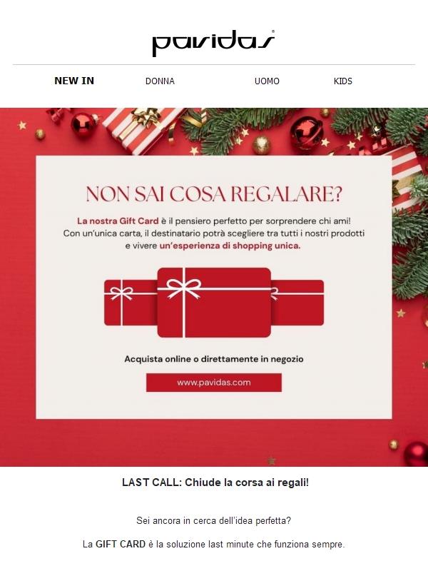 LAST CALL - Chiude la corsa ai regali!