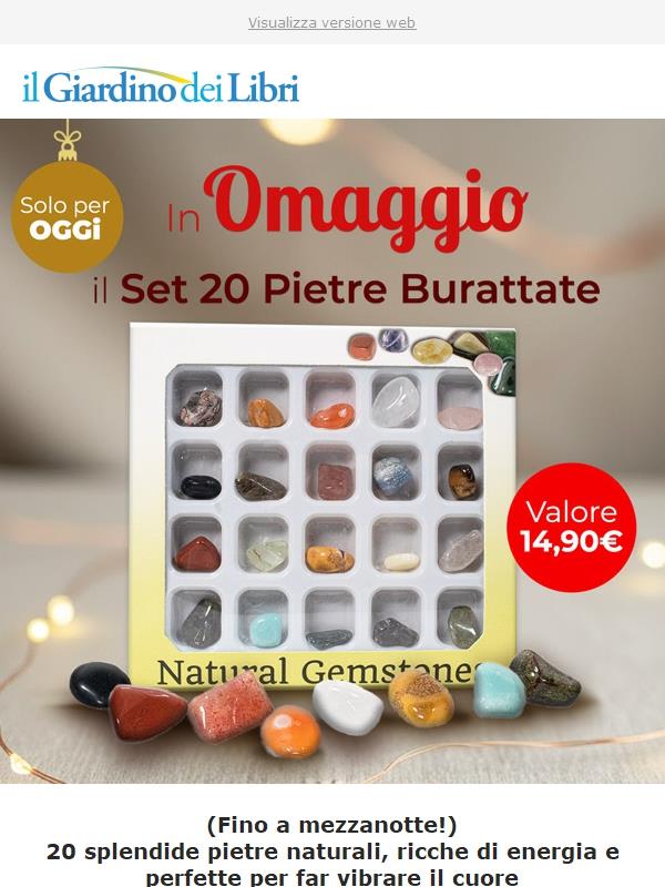 ✨ In OMAGGIO Cofanetto con 20 Pietre Burattate | valore 14,90€ (Solo Oggi)