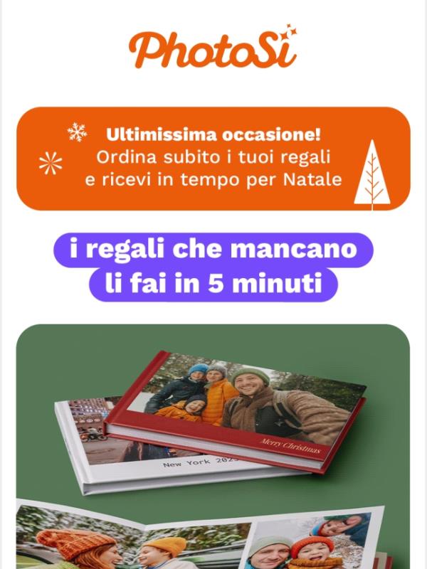 Consegna garantita entro Natale 🎄