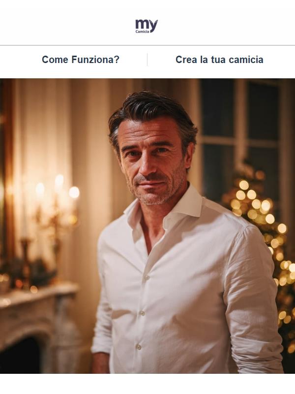 Natale MyCamicia: –15% su tutte le camicie su misura