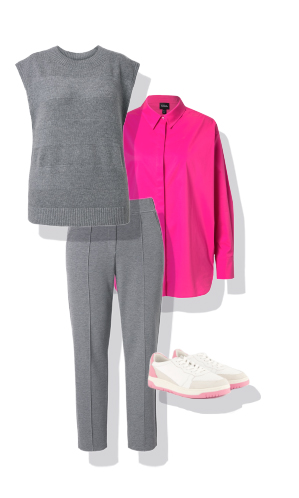 Look 2 - Strato su strato: caldo, confortevole ed elegante allo stesso tempo