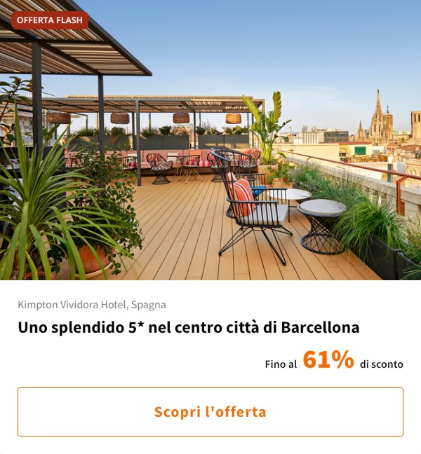 Uno splendido 5* nel centro città di Barcellona