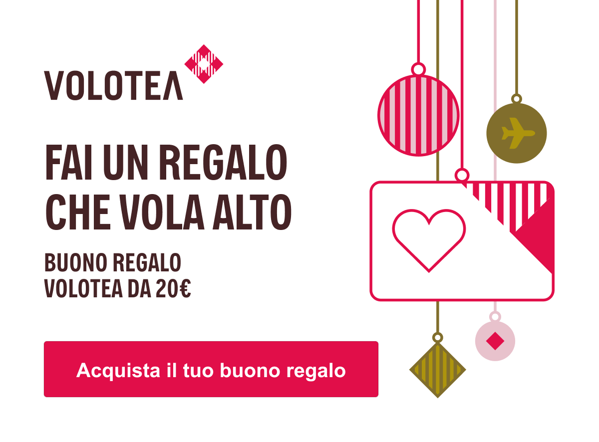 NUOVO BUONO REGALO VOLOTEA - ORA PUOI REGALAREL’AVVENTURA DEL VIAGGIO