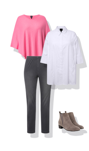 Look 1 - Strato su strato: caldo, confortevole ed elegante allo stesso tempo