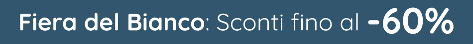 Fiera del Bianco: Sconti fino al -60%