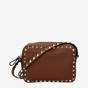 Valentino Garavani Crossbody Bags Women Leather Brown/Tobacco