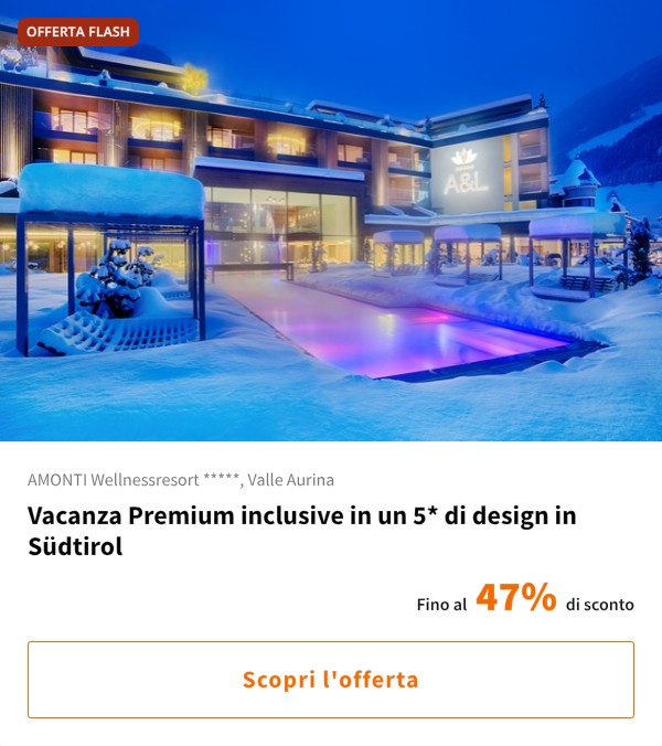 Vacanza Premium inclusive in un 5* di design in Südtirol