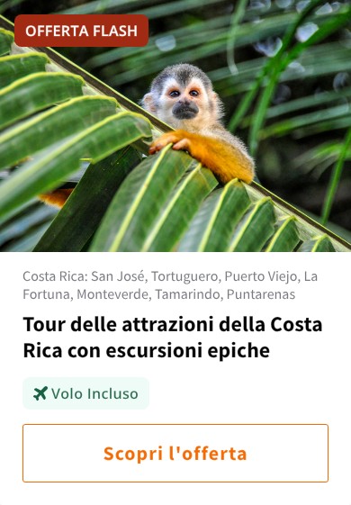 Tour delle attrazioni della Costa Rica con escursioni epiche