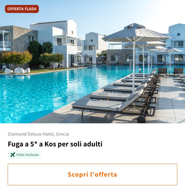 Fuga a 5* a Kos per soli adulti