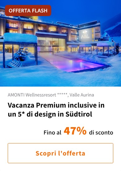 Vacanza Premium inclusive in un 5* di design in Südtirol