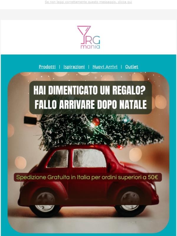 Te ne sei dimenticato uno?🎁 Recupera, ora la spedizione è gratuita 😉