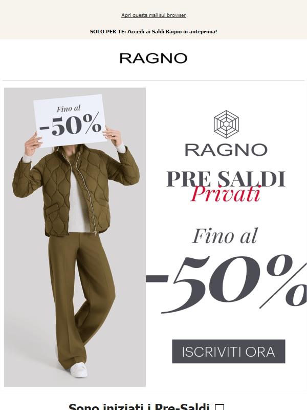 Accedi ai Pre-Saldi! 🤩
