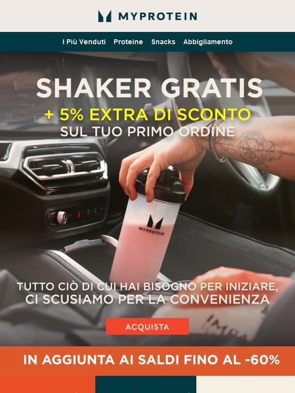 Sapevi dello Shaker GRATIS? 🎁🥤
