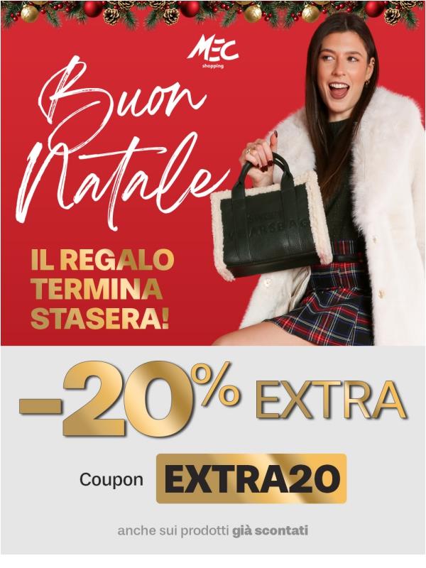 Il regalo esclusivo termina OGGI!