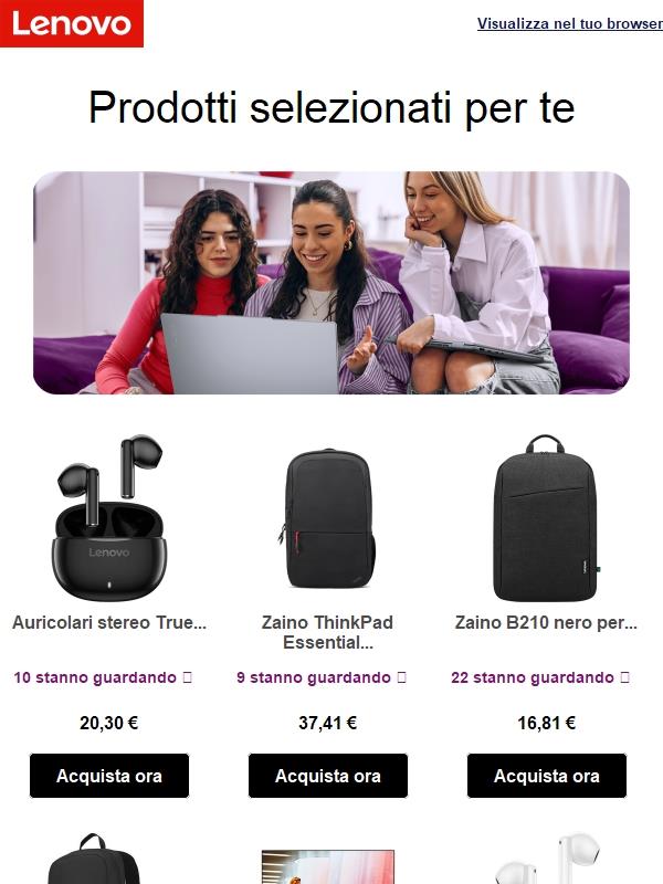 Nuove scelte personalizzate solo per te!