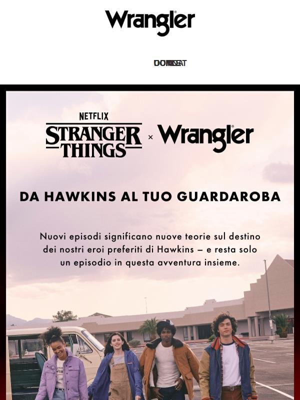 Entra nel Sottosopra con Wrangler x Stranger Things
