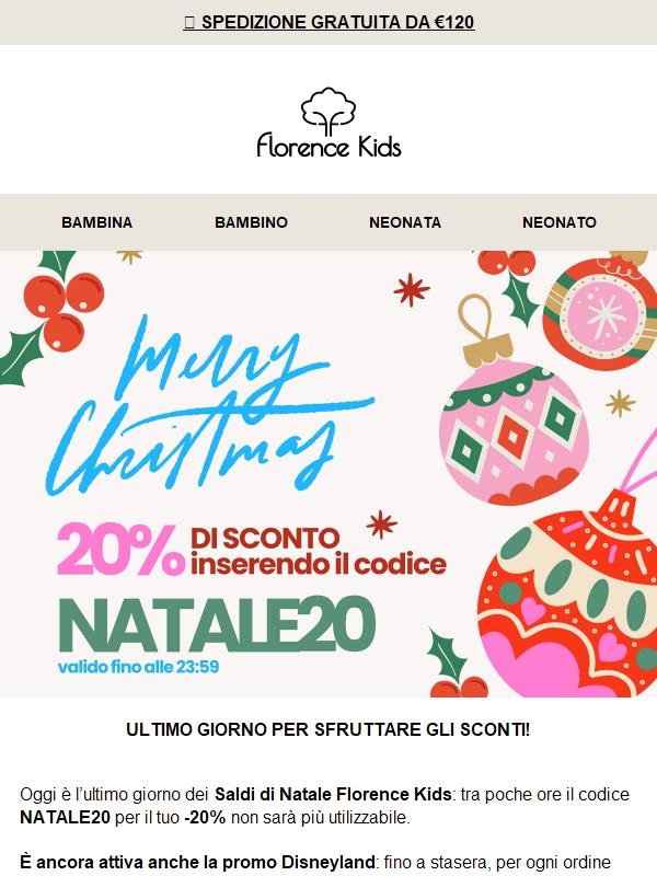 ⏰ Ultime ore: -20% e gratta e vinci Disneyland!