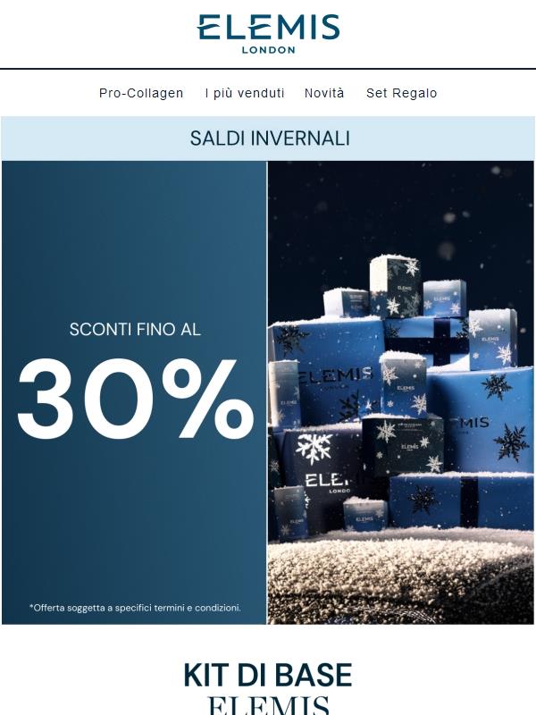 Ottenga fino al 30 % di sconto sui set