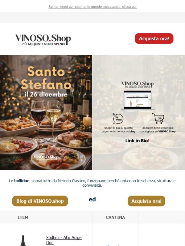 😉 VINOSO | il vino ideale deve essere versatile, fresco e facile da condividere