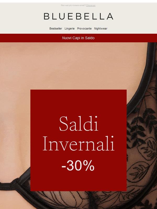 Ancora più capi scontati con il 30%