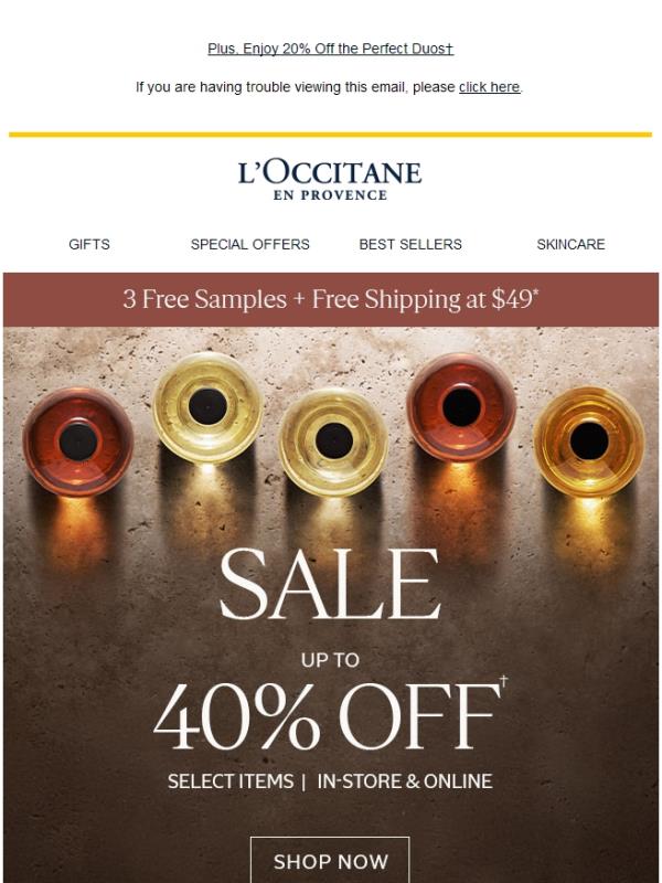 Up to 40% Off Premium French Beauty