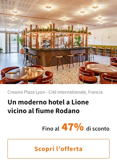 Un moderno hotel a Lione vicino al fiume Rodano