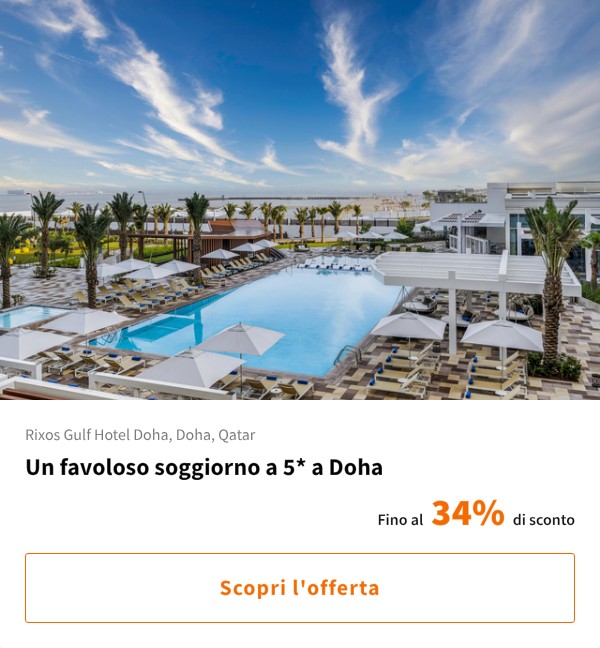 Un favoloso soggiorno a 5* a Doha