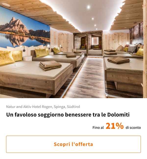 Un favoloso soggiorno benessere tra le Dolomiti
