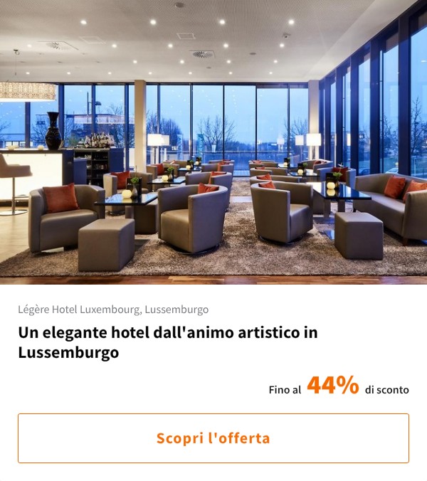 Un elegante hotel dall'animo artistico in Lussemburgo