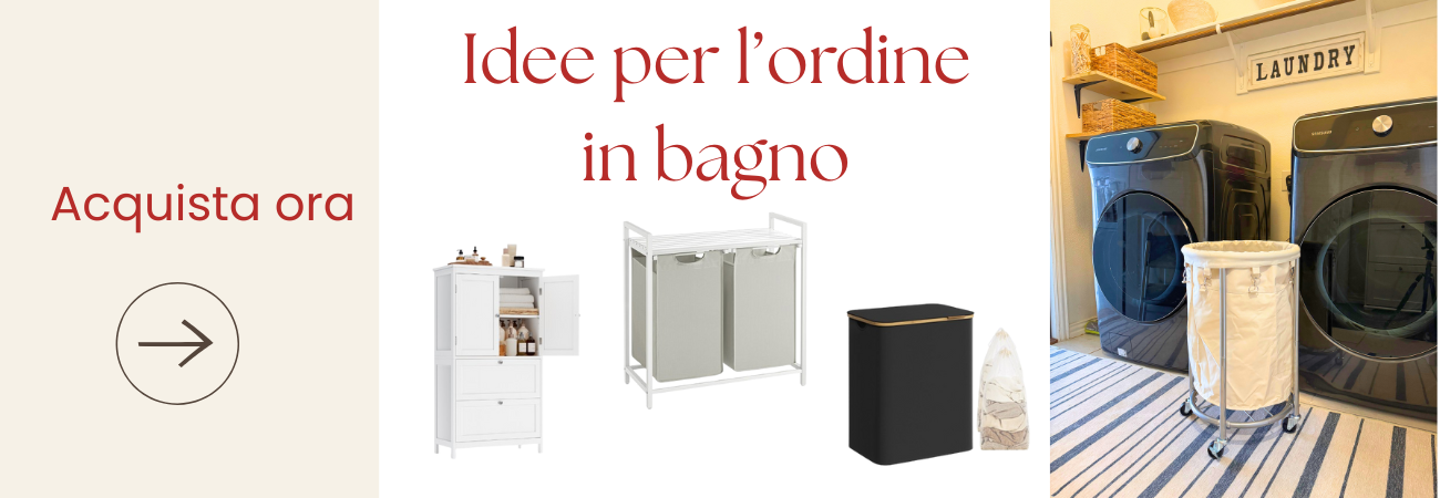 Idee per l’ordine in bagno