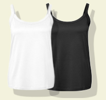 Top con spalline sottili