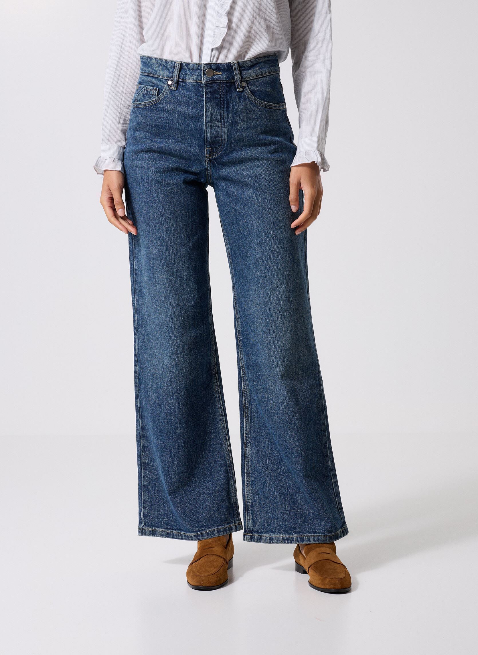 Georgia Rose Jeans larghi Jeans larghi - wide leg PAMELODY donna blu