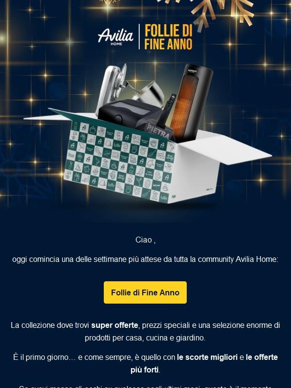 Ciao, via alle Follie di Fine Anno! Il primo giorno è sempre il più folle ✨🔥