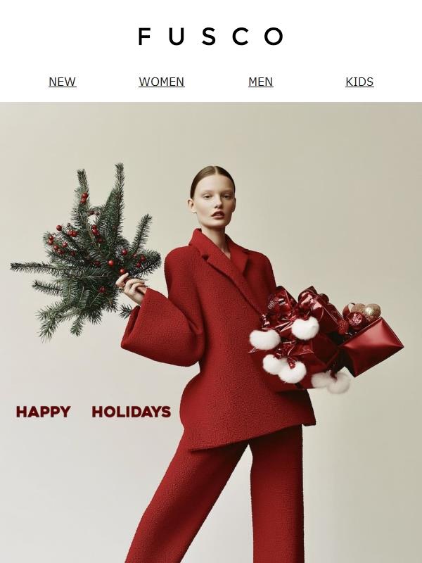 Happy Holidays con Fusco Boutique