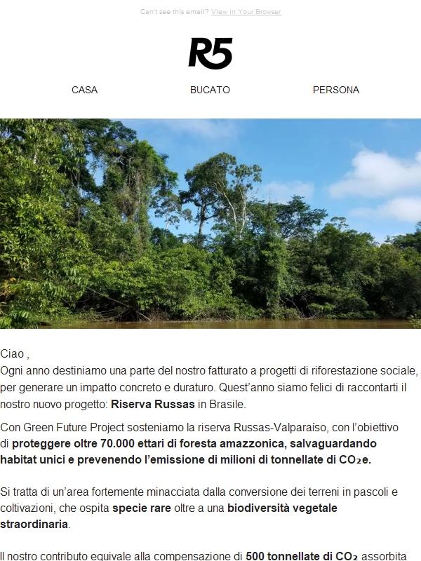 L'impegno R5 verso l'ambiente e i nostri clienti