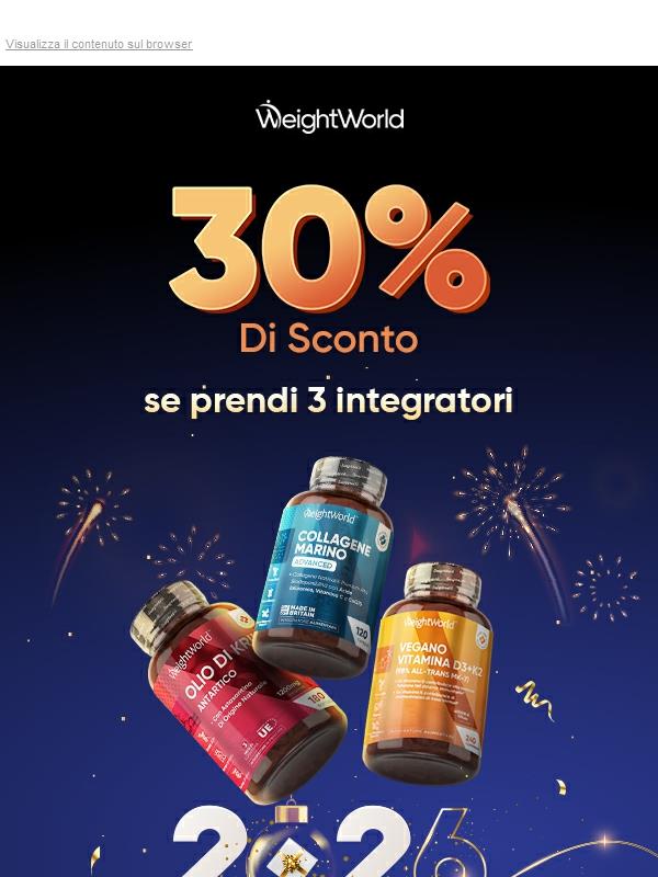 🎁 Jekoo, Promo Di Fine Anno: -30% Con 3 Integratori