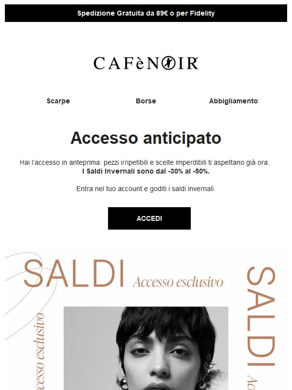 Accesso anticipato ai Saldi Invernali