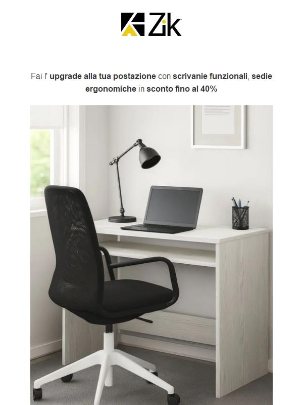 Inizia il nuovo anno con la postazione giusta