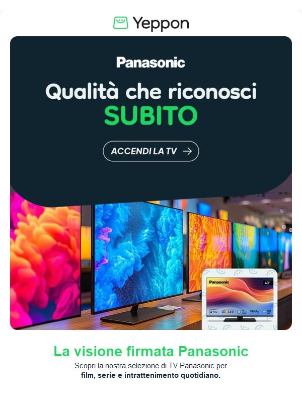 Qualità che riconosci alla prima accensione 📺