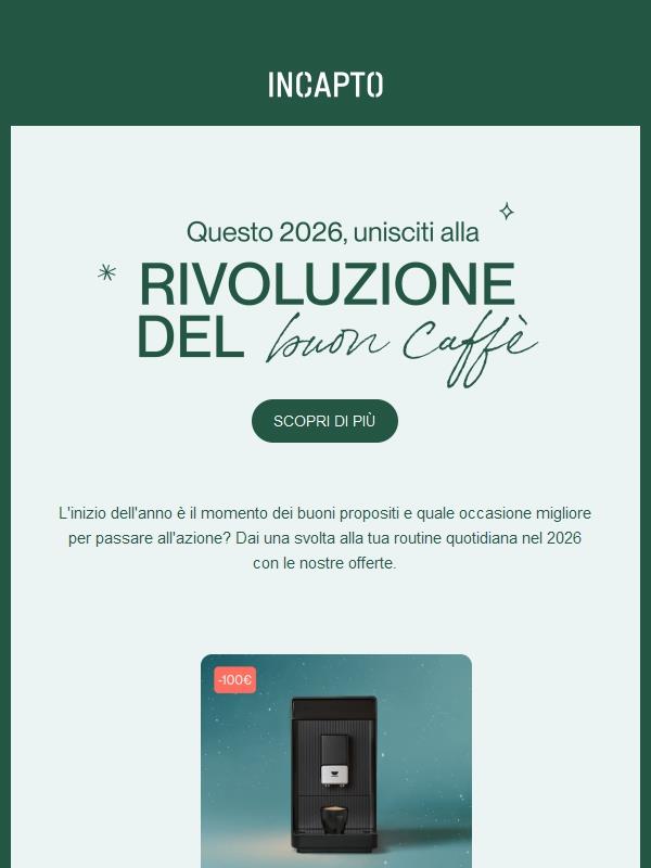 Inizia l'anno con un buon caffè ☕️