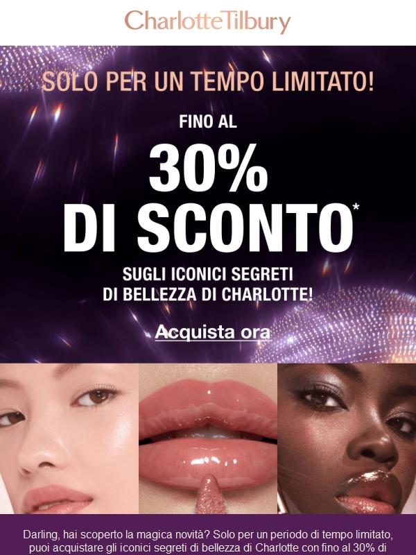 Sconto del 30% sui Beauty Secrets!⚡️💖