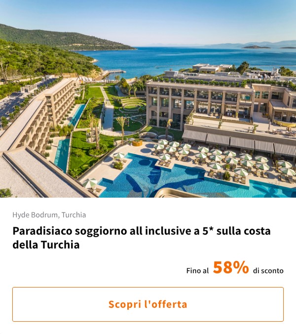 Paradisiaco soggiorno all inclusive a 5* sulla costa della Turchia