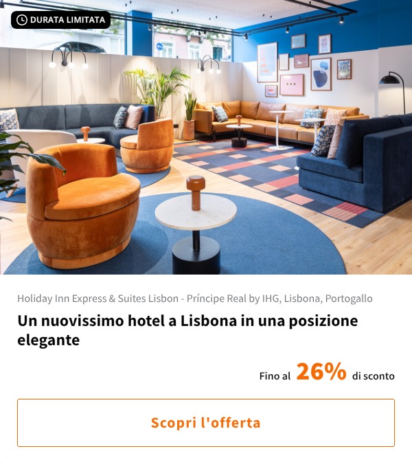 Un nuovissimo hotel a Lisbona in una posizione elegante