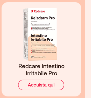 &bdquo;Confezione e tubo di compresse effervescenti Redcare Magnesium Sport. Testo: &lsquo;Redcare Magnesium Sport&rsquo;. Pulsante rosso: Acquista qui. Sfondo salmone chiaro.&ldquo;