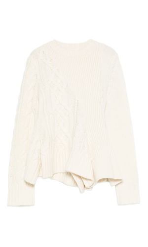 Wool crewneck sweater