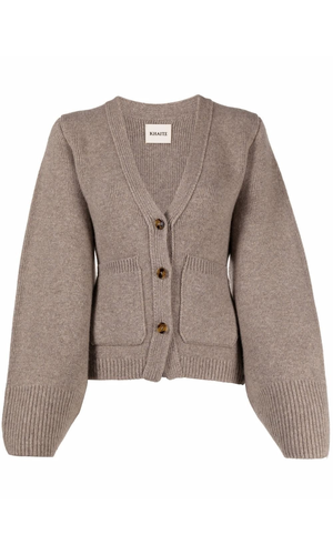 Scarlet cashmere cardigan