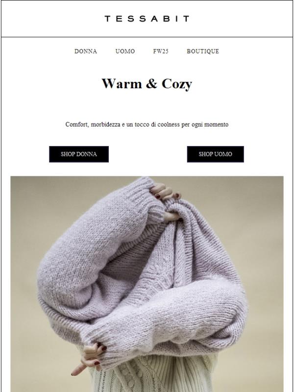 La maglieria più calda e morbida della stagione