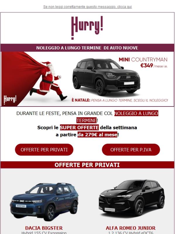 🚘HURRY! Noleggio | Le MIGLIORI OFFERTE per le FESTE!!🚘 Scopri tutte le auto a noleggio a prezzi scontati!