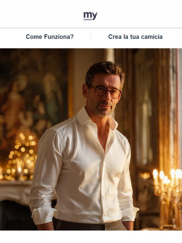 Fine anno. –20% sulle camicie fatte bene.