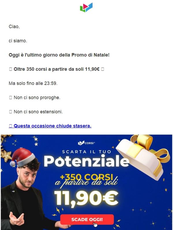 Promo Natale (SCADE OGGI) 🎄